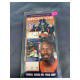 Terrell Davis MVP commemorative ticket