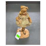 Glass statue ballerina.