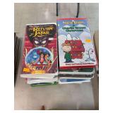 Various VHS tapes