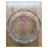 Bank of cripple creek large glass ashtray.