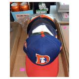 Flat of bronco hats