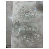 3 glass serving dishes