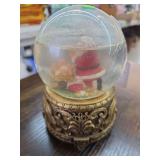 Musical Santa snowglobe.