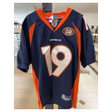 Denver broncos jersey royal size XL