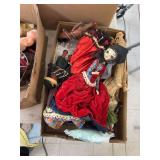 Box of dolls