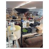 Black floor lamp