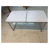 Metal folding table