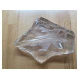 Carved Glass jet decor.