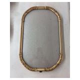 Gold rim picture frames