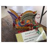 Horse wood napkins holder