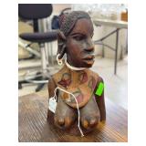 Wood African statue