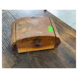 Chest like small wooden box.