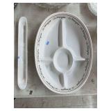 2 ceramic serving dishes