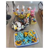 Cookie cutters and Easter decor