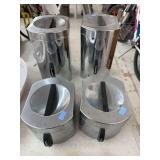 4-piece metal canister set