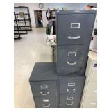 Single file drawer and (3) 2- drawer file cabinets
