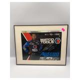 framed and autographed photo of Antron Brown