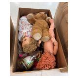 Box of dolls