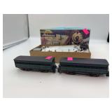 ￼￼￼ Bachman, John Bull, passenger cars, and Athern, ￼ un decorated wide vision caboose ￼