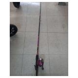 lot contains a Shakespeare 5ft long fishing poll.