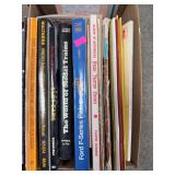 Assorted literature, books, agricultural tractor, Walters, HO scale catalog , slot, cars, the world for cherries, pick up owners manual, history of the steam traction engine, John Deere history, Chron