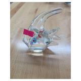 Glass paper weight clown fish