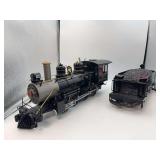 Virginia and Truckee No. 9670 G scale locomotive, and tender.￼