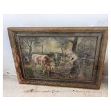 antique country painting