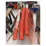 3 rolls of High-vise barrier fence