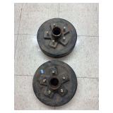 Two (5) lug hubs with bearings