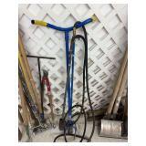 2 propane weed burners and a Garden Claw