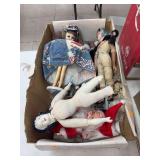 Box of baby dolls