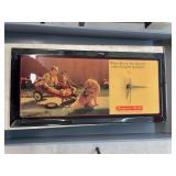 Snap on Tools clock with box.