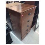 lot contains a wooden 5-drawer dresser