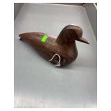 Wooden duck.