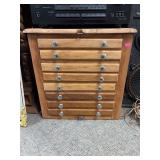 Vintage wooden chest of drawers
