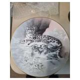 Plate with cheeta art