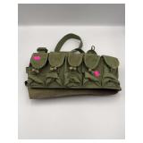 vintage Chinese military surplus ammunition chest rig, commonly known as a 'Chicom' rig