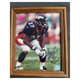 Steve Atwater photo, framed