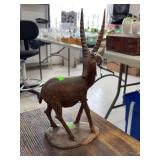 Hand carved African impala