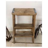 Small wood step ladder