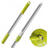 Spin Mop Replacement Handle, 49-Inch Telescopic Green