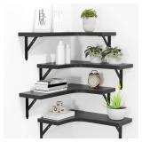 Corner Floating Shelves Wall Mounted Set of 4