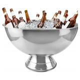 3 Gallon 12L Insulated Champagne Bucket, Silver