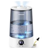 Homvana Humidifier 3.6L Top-Fill Cool Mist, Ultrasonic