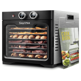 $160 Knight Food Dehydrator, 8 Trays, 24h Timer, Black