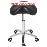 Antlu Saddle Stool Rolling Chair, Adjustable Hydraulic