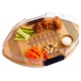 Totally Bamboo Flip Charcuterie Board with Lid