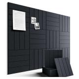 Fluxynara Felt Bulletin Board Tiles 48x36 12 Pack