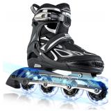2PM SPORTS Vinal Girls Adjustable Flashing Inline Skates